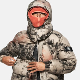 Stone Island 'Earth Mapping' Camouflage Nylon Rep Ice Jacket