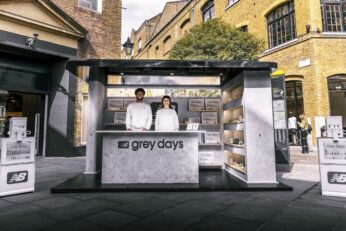 New Balance Grey Days Kiosk London Covent Garden