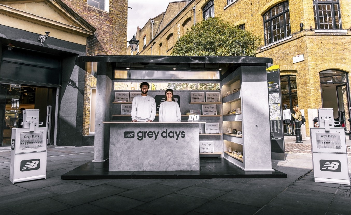 New Balance Grey Days Kiosk London Covent Garden