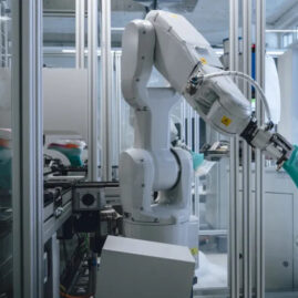 ON Lightspray robot arm factory zurich